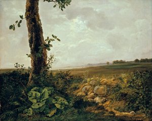 Veduta vicino a Prestø da Johan Christian Dahl